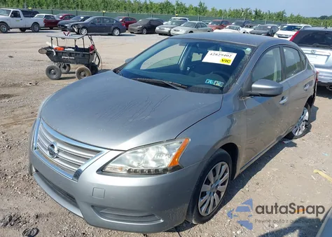 2014 Nissan Sentra Sv from USA, damaged, VIN 3N1AB7AP5EY334205